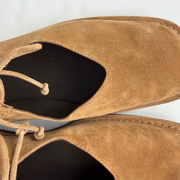Tied Split Suede Ballet Flats size 39 - Picture 4 of 7